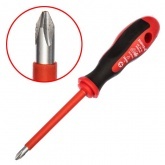 Отвертка диэлектрическая крестообразная PH2 100мм Haupa VDE 1000V