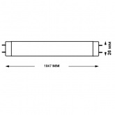 Люминесцентная линейная лампа для аквариумов T8 F 38W AQUASTAR G13 1047mm Sylvania (0000648)