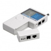 Тестер кабеля Rexant универсальный 5 в 1 RJ-45+RJ-11/RJ-12+1394+USB+BNC 3468