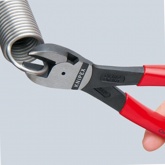 Кусачки боковые Knipex 250мм повышенной мощности фосфатированные с однокомпонентными рукоятками