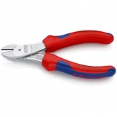 Кусачки боковые Knipex 140мм особой мощности хромированные с друхкомпонентными рукоятками