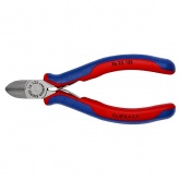 Кусачки боковые Knipex 125мм фосфатированные с двухкомпонентными рукоятками