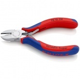 Кусачки боковые Knipex 110мм хромированные с двухкомпонентными рукоятками