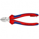 Кусачки боковые Knipex 160мм хромированные с двухкомпонентными рукоятками со страховочным кольцом