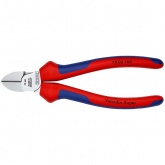 Кусачки боковые Knipex 160мм хромированные с двухкомпонентными рукоятками