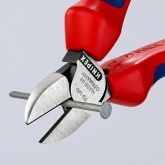 Кусачки боковые Knipex 140мм фосфатированные с двухкомпонентными рукоятками