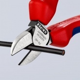 Кусачки боковые Knipex 140мм фосфатированные с двухкомпонентными рукоятками
