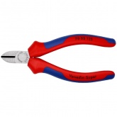 Кусачки боковые Knipex 125мм фосфатированные с двухкомпонентными рукоятками