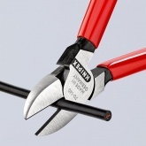 Кусачки боковые Knipex 140мм фосфатированные с однокомпонентными рукоятками