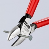 Кусачки боковые Knipex 140мм фосфатированные с однокомпонентными рукоятками