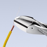 Кусачки диэлектрические Knipex особой мощности 160мм двухкомпонентные ручки VDE 1000V