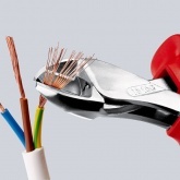 Кусачки диэлектрические Knipex особой мощности 160мм двухкомпонентные ручки VDE 1000V