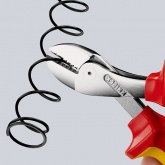 Кусачки диэлектрические Knipex особой мощности 160мм двухкомпонентные ручки VDE 1000V