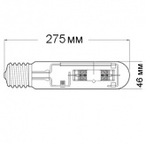Лампа металлогалогенная BLV HIT 400W dw 5200K E40 (МГЛ)