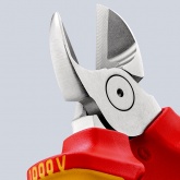 Кусачки диэлектрические Knipex 160мм двухкомпонентные ручки VDE 1000V