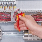 Кусачки диэлектрические Knipex 125мм двухкомпонентные ручки VDE 1000V