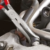 Длинногубцы Knipex механика 200мм изогнутые фосфатированные с однокомпонентными рукоятками