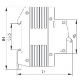 Автоматический выключатель ИЭК ВА 47-60M 1Р 10А 6 кА характеристика С (автомат электрический)