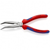 Длинногубцы Knipex изогнутые с режущими кромками 160мм фосфатированные двухкомпонентные рукоятки