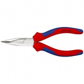 Длинногубцы Knipex изогнутые с режущими кромками 160мм хромированные