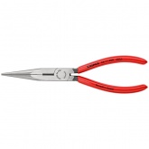 Длинногубцы Knipex прямые с режущими кромками 200мм фосфатированные с однокомпонентными рукоятками