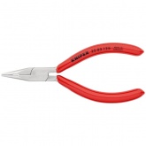 Длинногубцы Knipex прямые с режущими кромками 125мм хромированные с однокомпонентными рукоятками