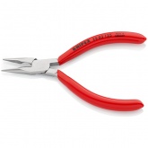Длинногубцы Knipex прямые с режущими кромками 125мм хромированные с однокомпонентными рукоятками