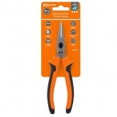 Длинногубцы TDM серия Алмаз 160мм с двухкомпонентными рукоятками сталь CR-V