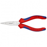 Длинногубцы Knipex 160мм для монтажа проводов хромированные с функцией снятия изоляции