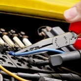 Длинногубцы Knipex 160мм для монтажа проводов фосфатированные с функцией снятия изоляции