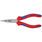 Длинногубцы Knipex 160мм для монтажа проводов фосфатированные с функцией снятия изоляции
