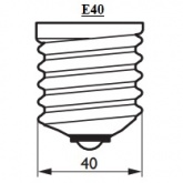 Лампа натриевая BLV HST-SE 400W Е40