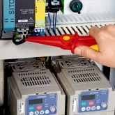 Плоские круглогубцы Knipex из пластмассы 220 мм