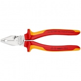 Пассатижи Knipex усиленные 180мм с изолированными двухкомпонентными рукоятками VDE 1000V