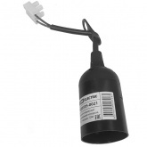 Патрон TDM подвесной с клеммной колодкой, Е27, черный,