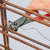 Кусачки торцевые Knipex 160мм фосфатированные с однокомпонентными рукоятками