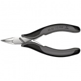 Плоскогубцы захватные ESD Knipex изогнутые губки 45° для электроники антистатические 115мм
