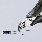 Плоскогубцы захватные ESD Knipex изогнутые губки 45° для электроники антистатические 115мм