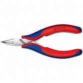 Плоскогубцы захватные Knipex изогнутые плоскокруглые губки 45° для электроники 115мм