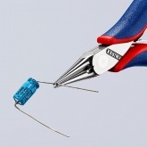 Круглогубцы захватные Knipex круглые губки для электроники 115мм