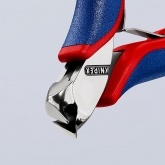 Кусачки торцевые Knipex для электроники губки 27° без фаски 115мм