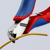 Кусачки торцевые Knipex для электроники губки 27° малая фаска 115мм