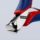 Кусачки торцевые Knipex для электроники губки 15° малая фаска 120мм
