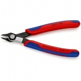 Прецизионные кусачки Knipex 125мм для электроники вороненые с зажимом для проволоки