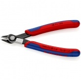 Прецизионные кусачки Knipex 125мм для электроники вороненые с зажимом для проволоки