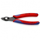 Прецизионные кусачки Knipex 140мм для электроники вороненые с двухкомпонентными рукоятками
