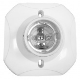 Патрон-основание TDM, керамический E27, белый, накладной