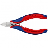 Кусачки боковые Knipex 115мм для электроники с двухкомпонентными рукоятками