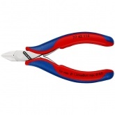 Кусачки боковые Knipex 115мм для электроники с двухкомпонентными рукоятками