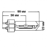 Лампа металлогалогенная BLV HIT 35W nw 4200K G12 (МГЛ)